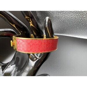 Coach Pink Logo Bracelet